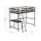 Flash Furniture Espresso Twin Loft Bed Frame with Desk and Ladder MH-LBD5-ESP-T-GG - alternate 3